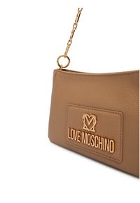 Love Moschino - LOVE MOSCHINO Torebka JC4167PP1OL1210A Beżowy. Kolor: beżowy. Materiał: skórzane #4