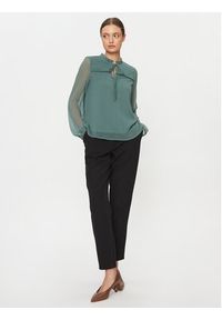 Vero Moda Bluzka Milla 10295551 Zielony Regular Fit. Kolor: zielony. Materiał: syntetyk #3