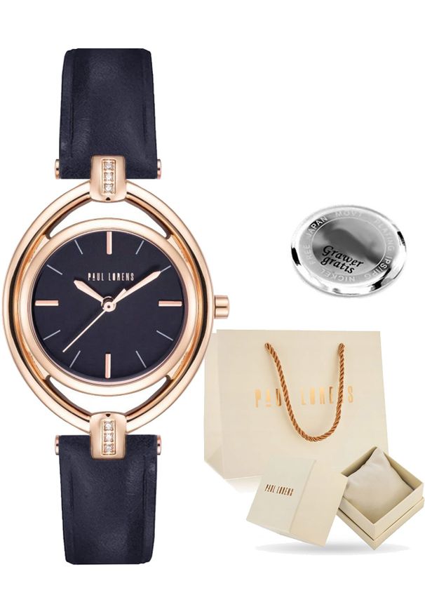 Zegarek damski Paul Lorens SELENA-6F3 z GRAWEREM