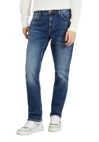 Guess - GUESS Granatowe męskie spodnie jeansowe Angels, Rozmiar 33/34. Kolor: niebieski #3