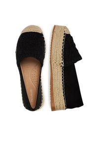 DeeZee Espadryle LE601-66 Czarny. Kolor: czarny. Materiał: materiał #6