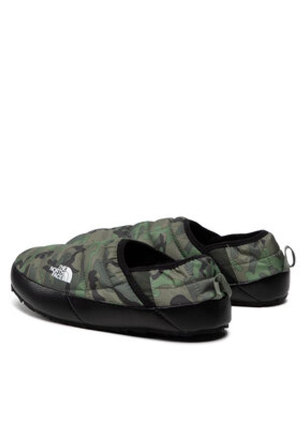 The North Face Kapcie Thermoball Traction Mule V NF0A3UZN33U Zielony. Kolor: zielony. Materiał: materiał