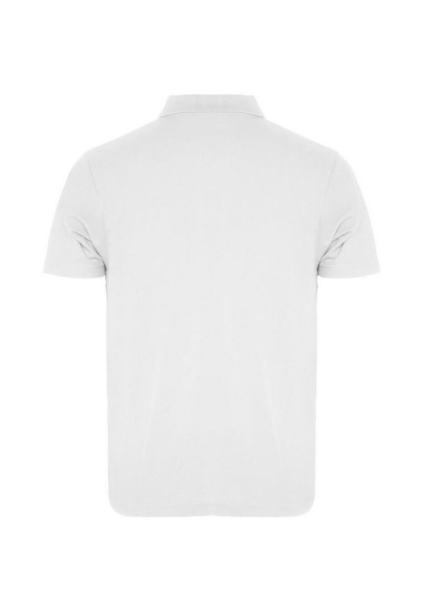 ROLY - Koszulka Polo Z Krótkim Rękawem Unisex Adult Austral. Typ kołnierza: polo. Kolor: biały. Długość rękawa: krótki rękaw. Długość: krótkie