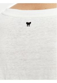 Weekend Max Mara T-Shirt Pelota 2615941052 Biały Regular Fit. Kolor: biały. Materiał: len #3