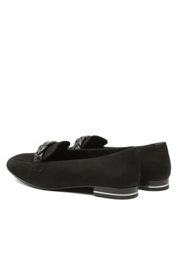 Lasocki Loafersy Zaxa RST-ZAXA-14 Czarny. Kolor: czarny. Materiał: nubuk, skóra