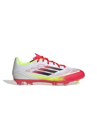 Adidas - Buty F50 League FG/MG. Kolor: czarny, biały, wielokolorowy, żółty. Materiał: materiał. Sport: piłka nożna