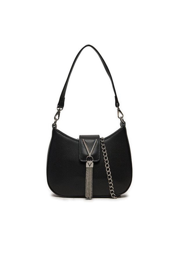 VALENTINO - Valentino Torebka Divina VBS1R417G Czarny. Kolor: czarny. Materiał: skórzane