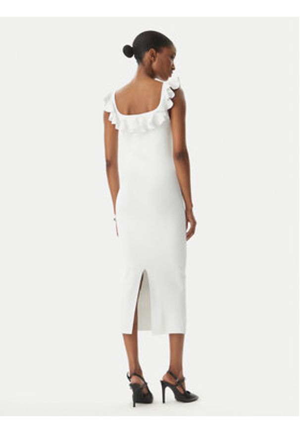 MICHAEL Michael Kors Sukienka codzienna MS683CG33D Biały Slim Fit. Okazja: na co dzień. Kolor: biały. Materiał: wiskoza. Typ sukienki: proste. Styl: casual