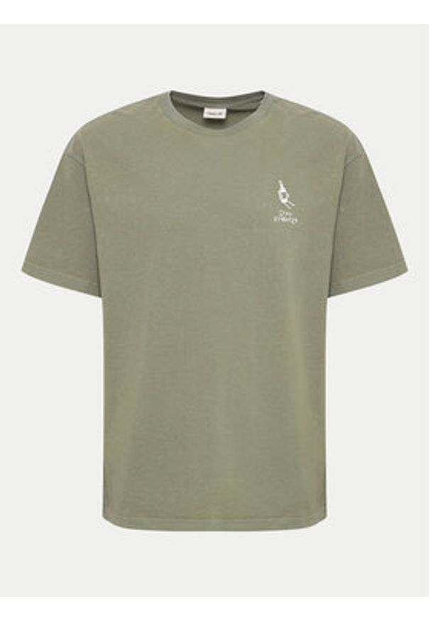 !SOLID - Solid T-Shirt Ismail 21108240 Zielony Regular Fit. Kolor: zielony. Materiał: bawełna