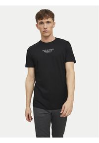 Jack & Jones T-Shirt Archie 12217167 Czarny Regular Fit. Kolor: czarny. Materiał: bawełna #1