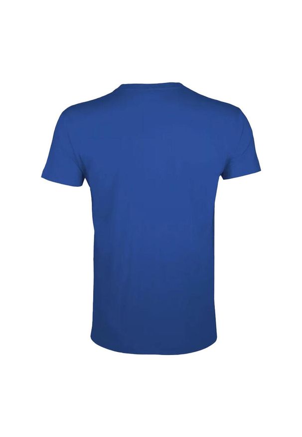 SOL'S - Koszulka Regent Slim Unisex Dla Dorosłych. Kolor: niebieski. Sport: turystyka piesza