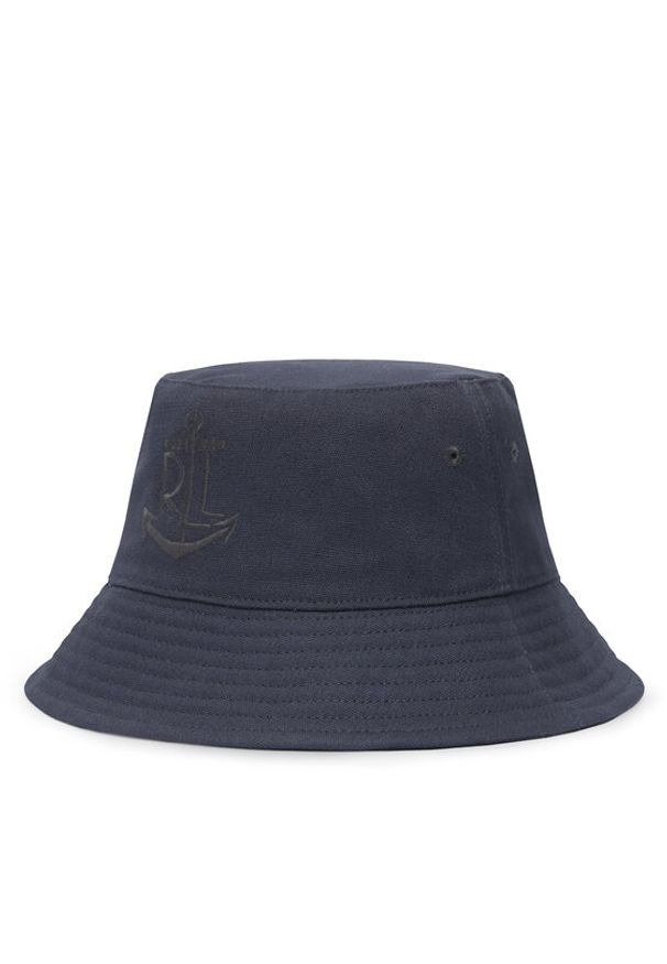 Lauren Ralph Lauren - LAUREN RALPH LAUREN Kapelusz 454966225002 Granatowy. Kolor: niebieski. Materiał: bawełna
