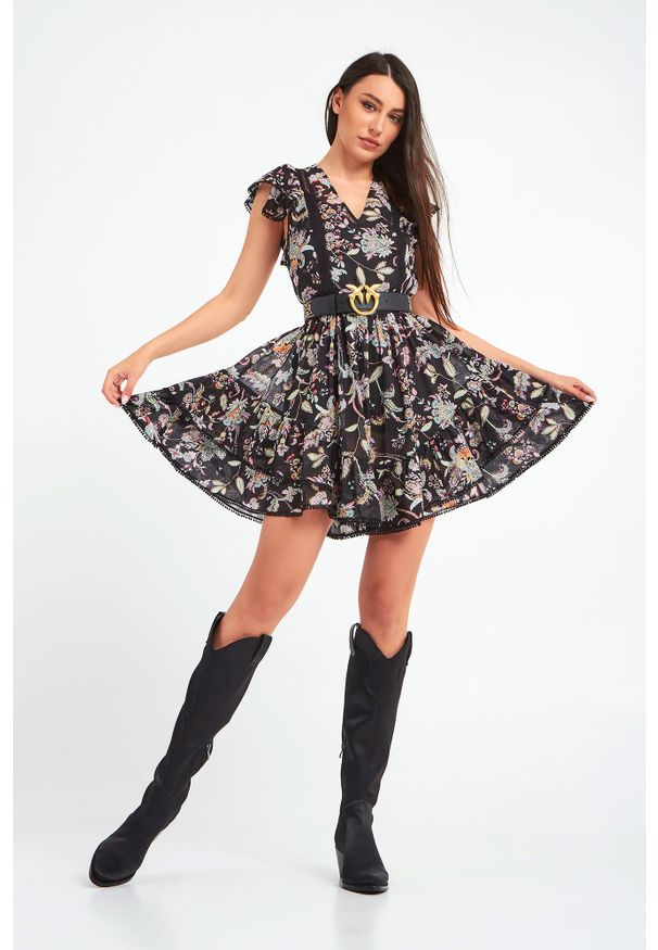 Sukienka TwinSet z aplikacjami, mini