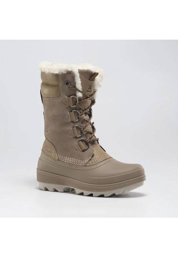 Damskie buty zimowe Kamik Lauren. Kolor: brązowy. Sezon: zima