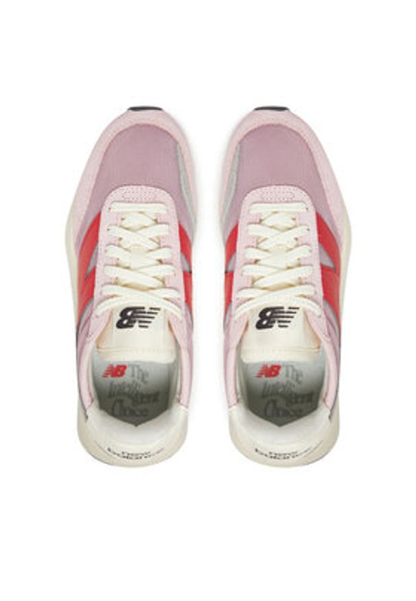 New Balance Sneakersy U370DB Różowy. Kolor: różowy. Materiał: zamsz, skóra