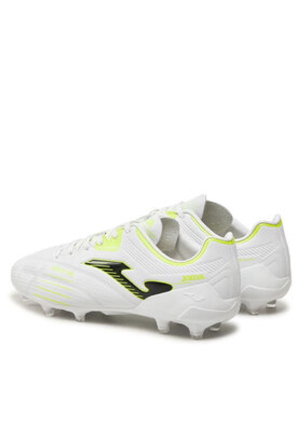 Joma Buty do piłki nożnej Score Firm Ground SCOW2402FG Biały. Kolor: biały. Materiał: skóra