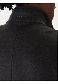 BOSS Płaszcz wełniany H-Hyde 50551078 Szary Slim Fit. Kolor: szary. Materiał: wełna #6