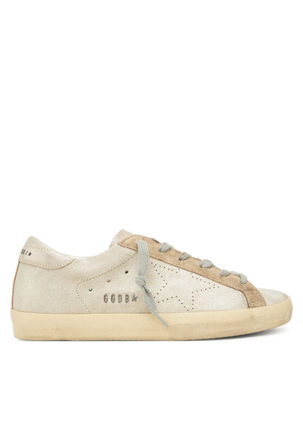 GOLDEN GOOSE Sneakersy GWF00105.F007506.65132 Beżowy. Kolor: beżowy. Materiał: zamsz, skóra
