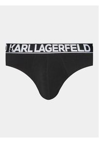 Karl Lagerfeld - KARL LAGERFELD Komplet 3 par slipów Full Elastic Brief Set (3X) 235M2114 Czarny. Kolor: czarny. Materiał: bawełna #4