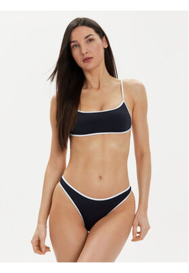 TOMMY HILFIGER - Tommy Hilfiger Góra od bikini UW0UW05238 Granatowy. Kolor: niebieski. Materiał: syntetyk