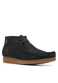 Clarks Trzewiki Shacre Boot 26159437 Czarny. Kolor: czarny. Materiał: zamsz, skóra