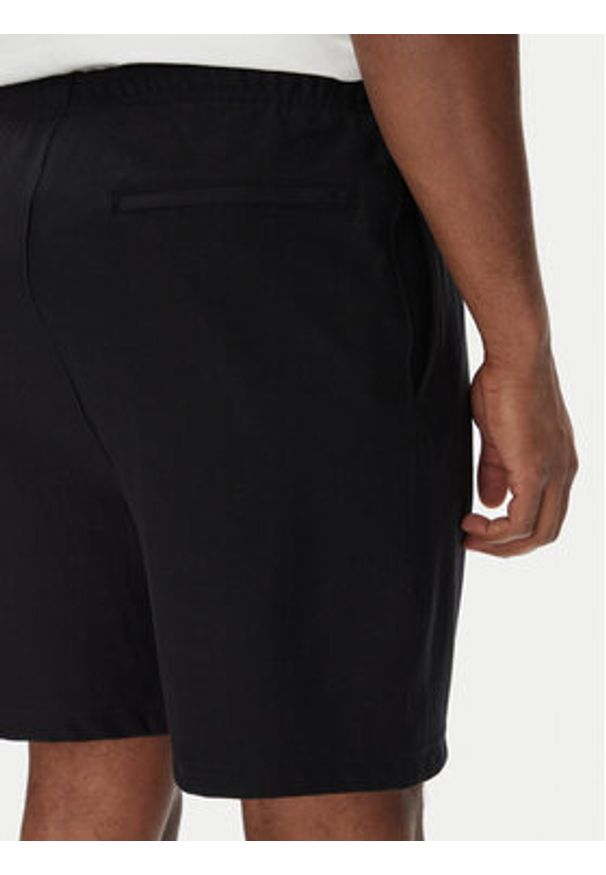 Calvin Klein Jeans Szorty sportowe Premium Terry LV04RC280G Czarny Regular Fit. Kolor: czarny. Materiał: bawełna. Styl: sportowy