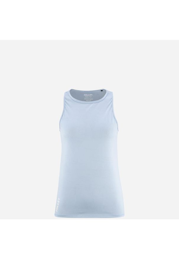 Koszulka damska tank top Millet Wanaka Light Tank W ahletic fit. Kolor: niebieski. Materiał: tkanina. Sport: turystyka piesza