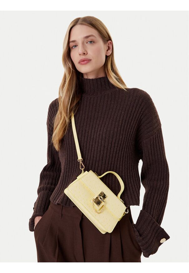 Aldo Torebka Calluna 13989475 Żółty. Kolor: żółty. Materiał: skórzane