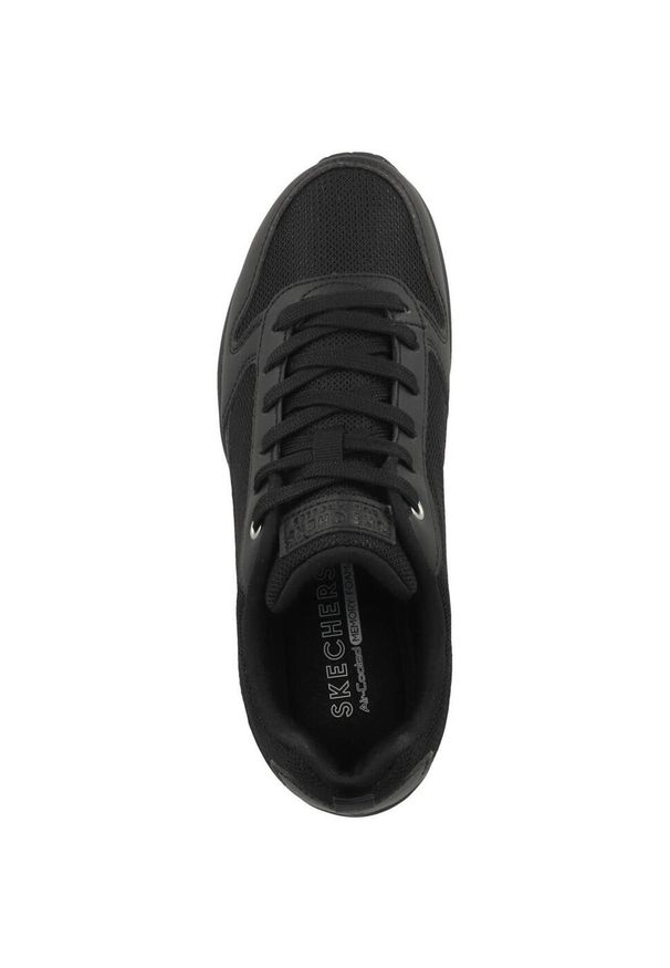 skechers - Buty do chodzenia damskie, Skechers Uno - Inside Matters. Kolor: czarny. Materiał: guma, materiał, tkanina, syntetyk. Sport: turystyka piesza