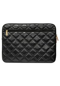 Guess Quilted 4G Sleeve 13'' - 14'' (czarny). Kolor: czarny. Materiał: skóra ekologiczna, materiał. Wzór: aplikacja. Styl: elegancki