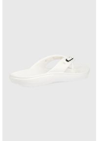 Crocs japonki Classic Crocs Flip kolor biały 207713 207713.100-WHITE. Kolor: biały. Materiał: materiał. Wzór: gładki #3