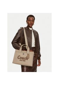 Torebka Coach. Kolor: beżowy #1