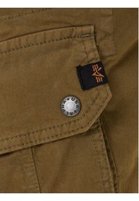 Alpha Industries Spodnie materiałowe Combat 126215 Zielony Slim Fit. Kolor: zielony. Materiał: bawełna