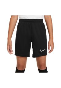Spodenki piłkarskie Nike Dri-FIT Academy JR CW6109. Materiał: materiał, włókno, skóra, poliester. Technologia: Dri-Fit (Nike). Styl: klasyczny. Sport: piłka nożna #1