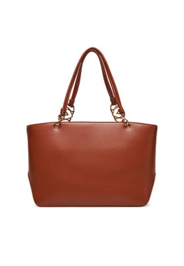 Love Moschino - LOVE MOSCHINO Torebka JC4074PP1NLF0312 Brązowy. Kolor: brązowy. Materiał: skórzane