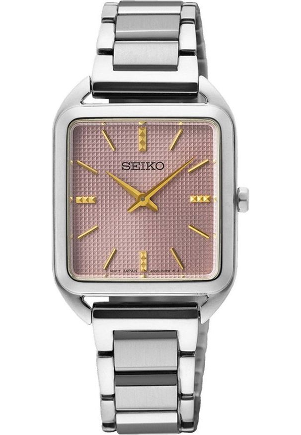 Zegarek Seiko Zegarek damski Seiko SWR077P1 srebrny. Kolor: srebrny