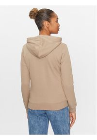 GANT - Gant Bluza Reg Graphic Hoodie 4200742 Beżowy Regular Fit. Kolor: beżowy. Materiał: bawełna