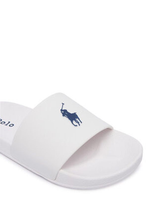 Polo Ralph Lauren Klapki RL04261101 Biały. Kolor: biały. Materiał: syntetyk