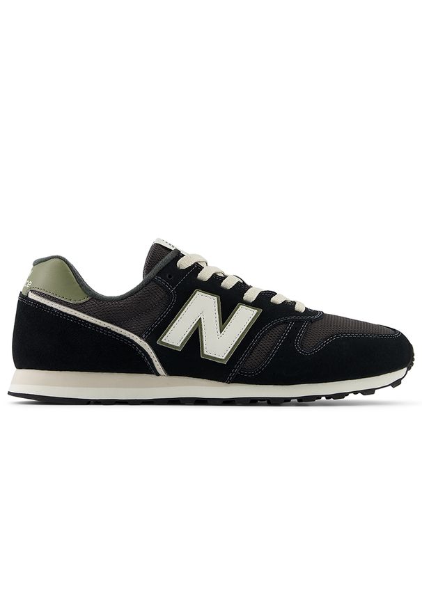 Buty unisex New Balance ML373OM2 – czarne. Okazja: na co dzień. Kolor: czarny. Materiał: guma, skóra, zamsz, materiał, syntetyk. Szerokość cholewki: normalna. Model: New Balance 373