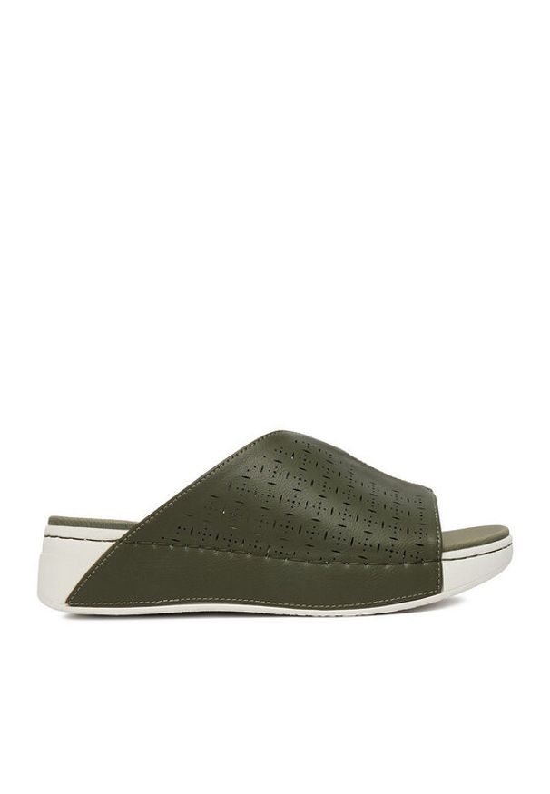 Go Soft Klapki CEO-R26SS02248 Zielony. Kolor: zielony. Materiał: skóra