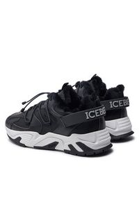 Iceberg Sneakersy Kakkoi IU1652 Czarny. Kolor: czarny. Materiał: skóra