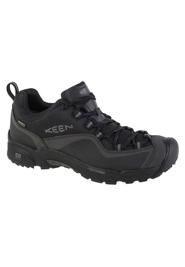 keen - Buty Keen Wasatch Crest Wp M 1026199 czarne. Zapięcie: sznurówki. Kolor: czarny. Materiał: materiał, tkanina, syntetyk. Szerokość cholewki: normalna