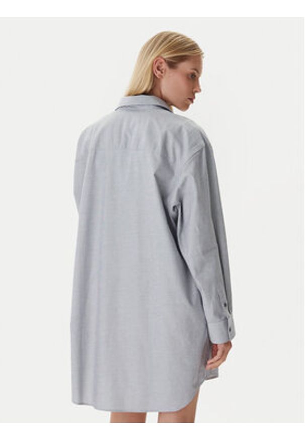 G-Star RAW - G-Star Raw Sukienka koszulowa D26979-C290 Niebieski Oversize. Kolor: niebieski. Materiał: bawełna. Typ sukienki: koszulowe, oversize
