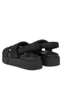 Tommy Jeans Sandały Tjw Flatform Sandal EN0EN02802 Czarny. Kolor: czarny. Materiał: materiał