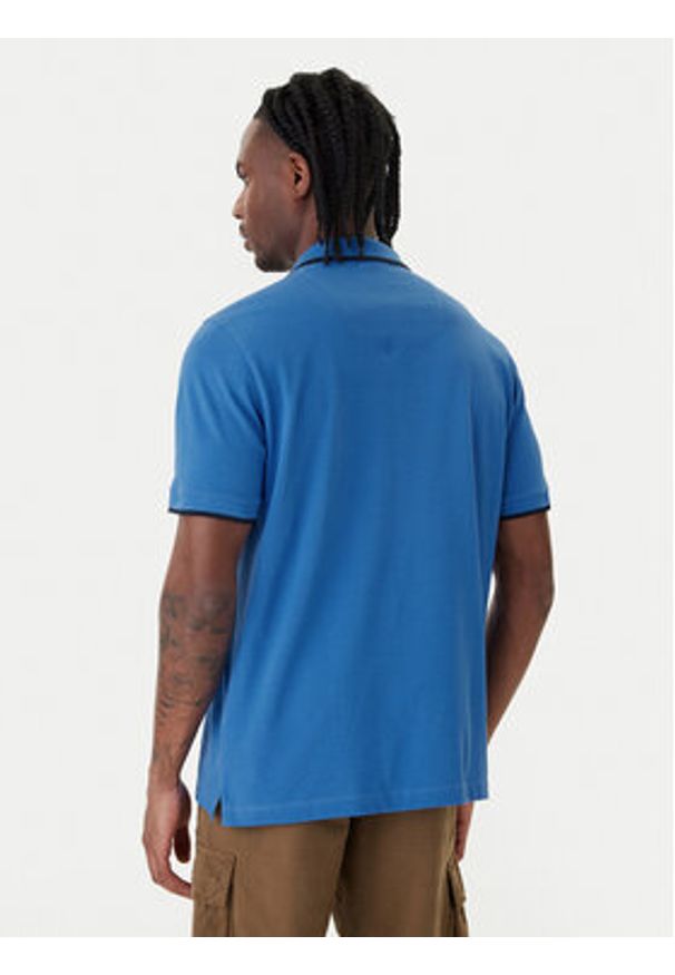 Aeronautica Militare Polo 261PO1308UP00082 Niebieski Regular Fit. Typ kołnierza: polo. Kolor: niebieski. Materiał: bawełna