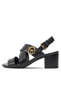 MICHAEL Michael Kors Sandały Vera 40S4VEMS1L Czarny. Kolor: czarny. Materiał: skóra