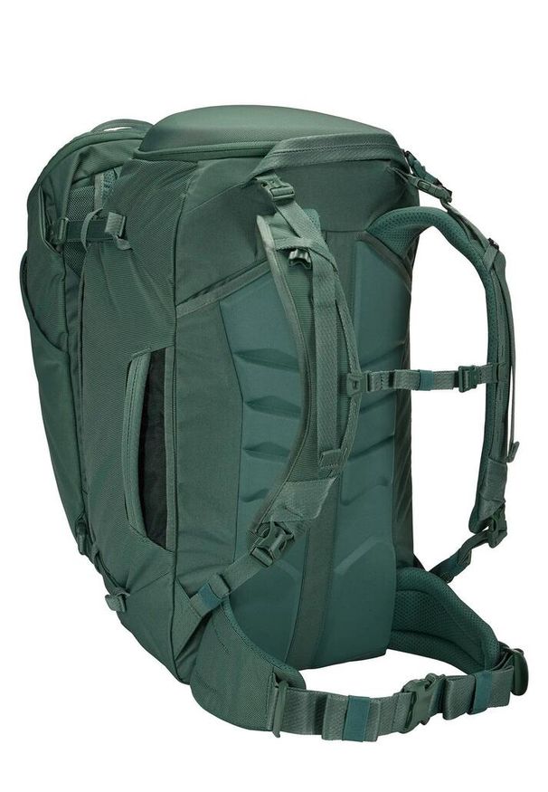THULE - Plecak podróżny Thule Landmark Travel Pack 60L - green. Kolor: zielony