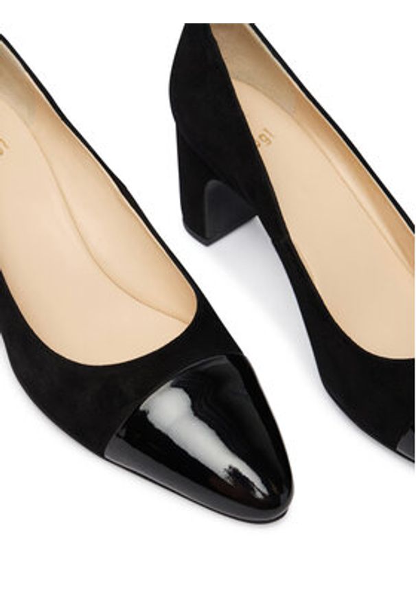 HÖGL Czółenka 1-105612 Czarny. Kolor: czarny. Materiał: zamsz, skóra