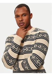 Matinique Sweter Triton 30207482 Beżowy Regular Fit. Kolor: beżowy. Materiał: bawełna #4