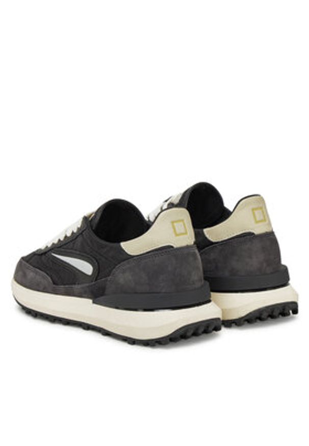 D.A.T.E. Sneakersy Athleta W421-AT-NY Czarny. Kolor: czarny. Materiał: zamsz, skóra